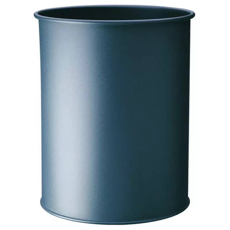 Jäteastia Durable 330158 15 L pyöreä metalli antrasiitti