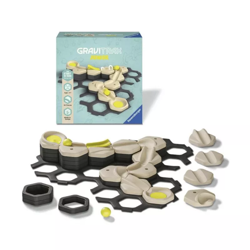 Ravensburger GraviTrax Junior aloituspaketti S Start & Run kuulirata lelu (27531)