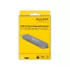 Ulkoinen kotelo M.2:lle M.2 NVMe PCIe SSD:lle, asemakotelo hopea, USB Type-C- ja Type-A-liittimellä