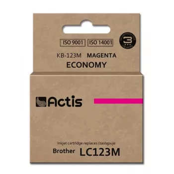 Actis KB-123M muste (korvaa Brother LC123M/LC121M; Standard; 10 ml; magenta)