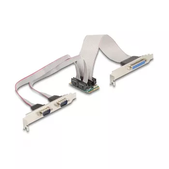 DeLOCK 95277 sisäinen rinnakkais-RS-232 Mini PCI Express -sovitin vihreä
