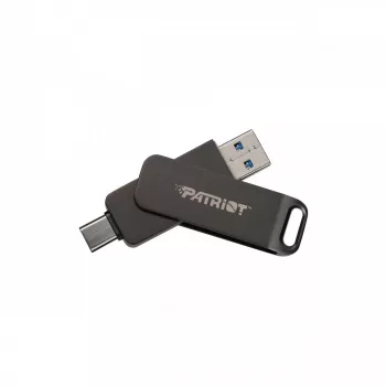 USB-muistitikku PATRIOT Rage R550 1TB 100 MB/S USB A+C Swivel Design (PE1TR550DSAD) musta