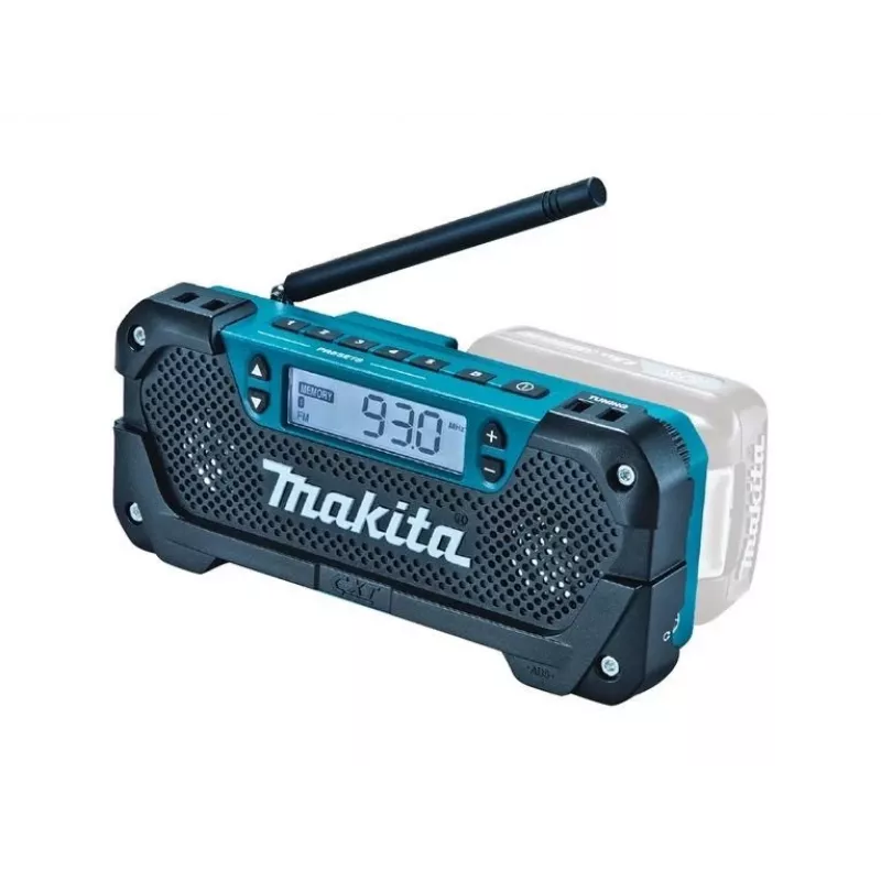 Makita MR052 radio työmaaradio analoginen ja digitaalinen musta, sininen