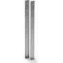 Schroff 24561798 X-kulmaprofiili, 9U, 2 kpl