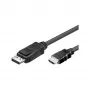 Good Connections liitäntäkaapeli DisplayPort 1.2 - HDMI - 24K kullatut kosketinpinnat - OFC - musta - 3m