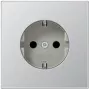 Pistorasia Jung AL 1520 CEE 7/3, alumiinikotelo, 250 V, 16 A, 70×70 mm
