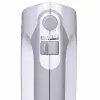Bosch MFQ36480 -käsivatkain – 450 W, 5 nopeutta turbolla, harmaa/valkoinen, pallovispilä ja taikinakoukut