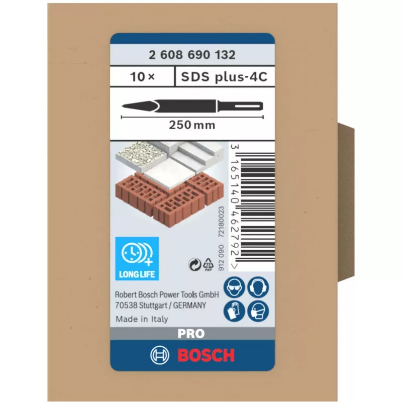 Bosch 2 608 690 132 pora- ja talttalisävaruste poravasaran talttalisäosa