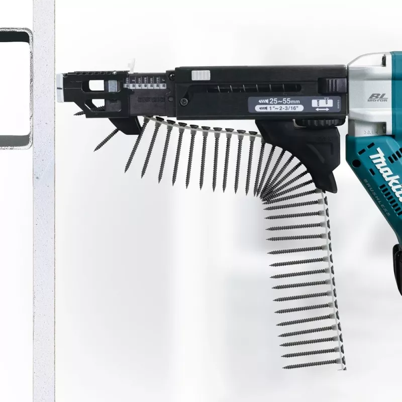 Makita DFR552Z akkukäyttöinen ruuvinvääntäjä lippaalla, 18 V Li-Ion, 4500 rpm, 1/4"