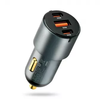 Autolaturi everActive CC-40Q QC3.0 60W, USB-autosovitin matkaviestinten lataamiseen