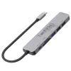 USB-C-keskitin Unitek 7in1 alumiini PD 100W 5 Gbps — moniporttinen sovitin Power Delivery -tuella