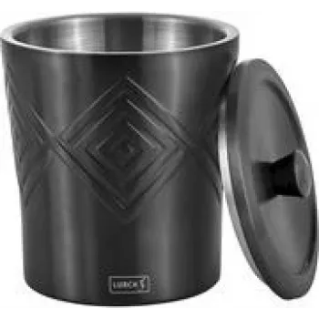 Eiskübel Lurch 00240795 ruostumaton teräs kaksiseinämaitoinen tummanharmaa 1,5 l, Ø14,8 cm H18,5 cm