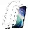 Nevox NEVOGLASS 3D 2550 suojalasi iPhone 17 Air -puhelimelle, Easy App -sovelluksella, läpinäkyvä