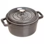 Cocotte Staub 20 cm harmaa valurauta