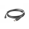 USB 2.0 -kaapeli LANBERG CA-USBM-10CC-0018-BK, Micro-USB B - USB A, 1,8 m, musta