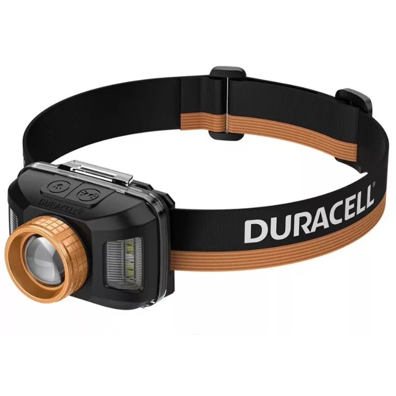 Duracell DH850R lahjalaatikko otsalamppu musta, oranssi