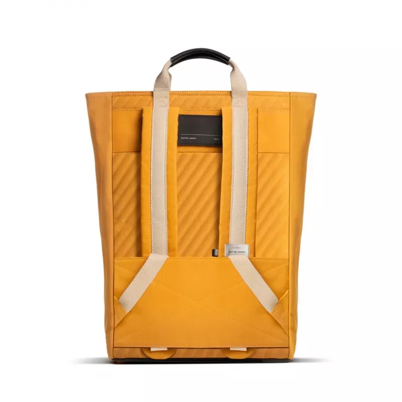 Rento reppu Native Union W.F.A Backpack keltainen 100% kierrätettyä PET-muovia