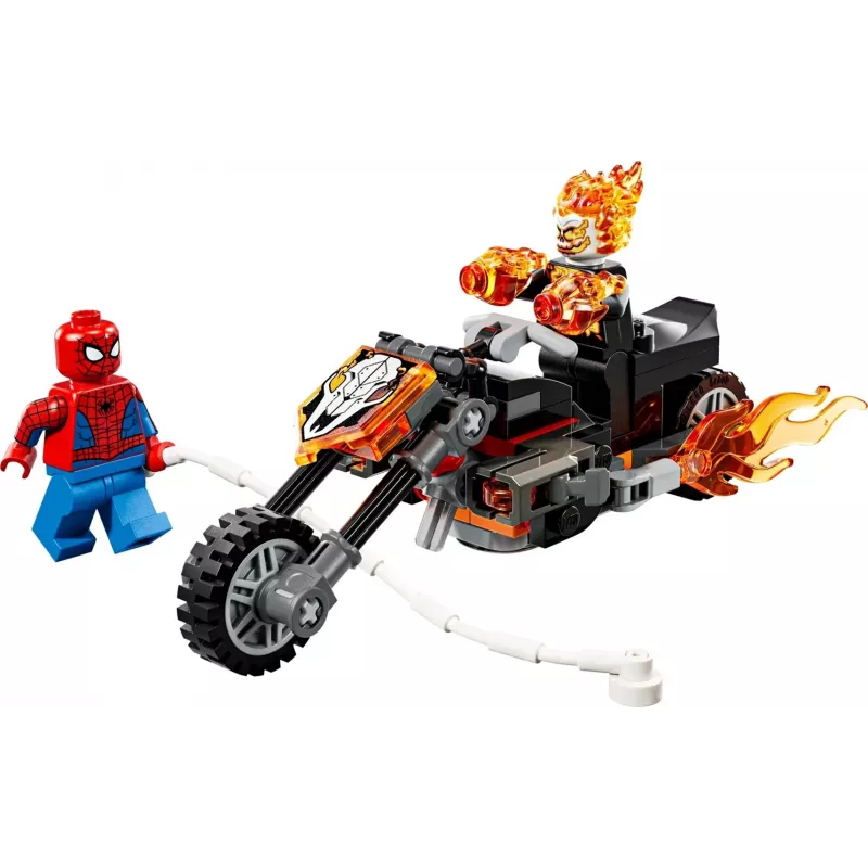 LEGO MARVEL 76335 Spider-Man vs. Ghost Rider moottoripyörä