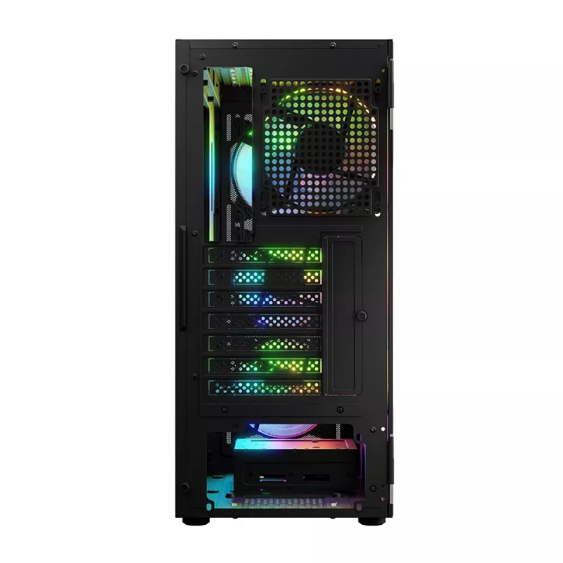 LOGIC CONCEPT Portos ARGB ATX Mid-Tower-kotelo, musta