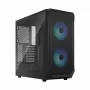 Fractal Design Focus 2 RGB Tempered Glass Mid Tower ATX -tietokonekotelo - musta