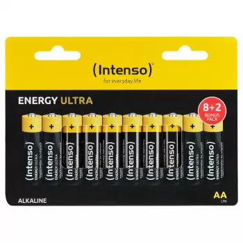 Intenso Energy-Ultra AA-paristo alkali-mangaani 1,5 V 10 kpl (7501920)