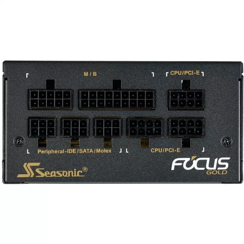 Virtalähde Seasonic FOCUS SGX-650, 650 W, 20+4-Pin-ATX, SFX, musta