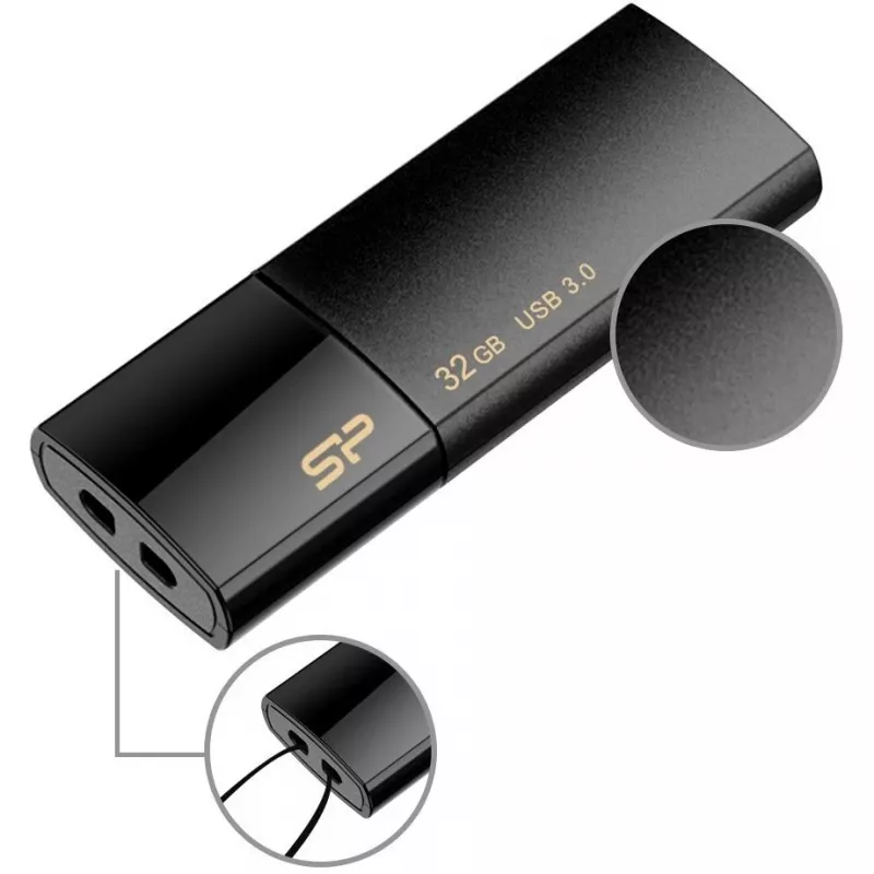 USB-muistitikku Silicon Power Blaze B05, 32 GB, USB Type-A, 3.2 Gen 1