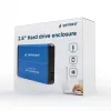Gembird EE2-U3S-2-B kiintolevykotelo HDD-kotelo sininen 2.5 (EE2-U3S-2-B)