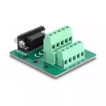 DeLOCK D-Sub 9-pin naaras riviliittimeen DIN-kiskoon 51 mm 58 mm 30 mm