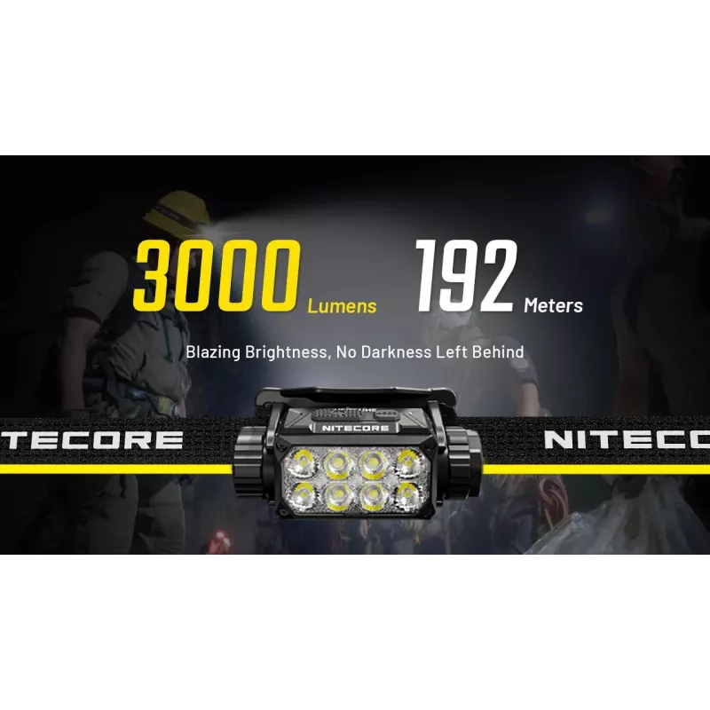 Otsalamppu H-sarja 3000 LUMEN / HC75 Uhe Nitecore