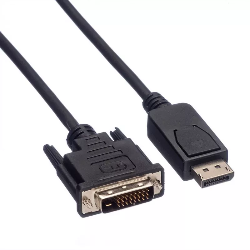 DisplayPort-kaapeli VALUE DP-DVI (24+1) LSOH uros/uros 5 m