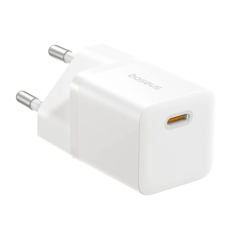 Baseus P10110909213-00 USB-C GaN5 mini 25W verkkolaturi valkoinen