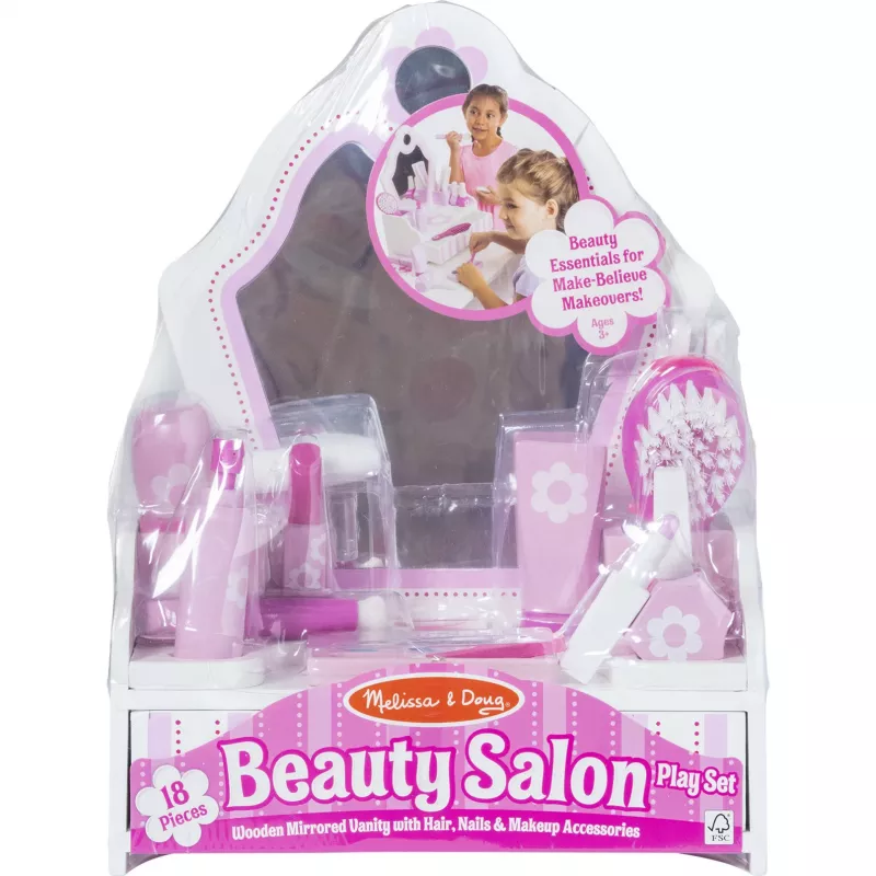 Melissa & Doug - kauneussalonki setti, roolileikki