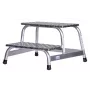 Askeltikas Krause 805027, alumiini 2 askelmaa, enimmäiskuorma 150 kg, 680 mm pituus, 41 cm korkeus