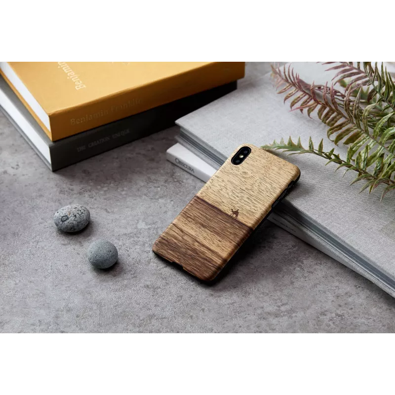 Älypuhelinkotelo man and wood iPhone XS Max — terra musta