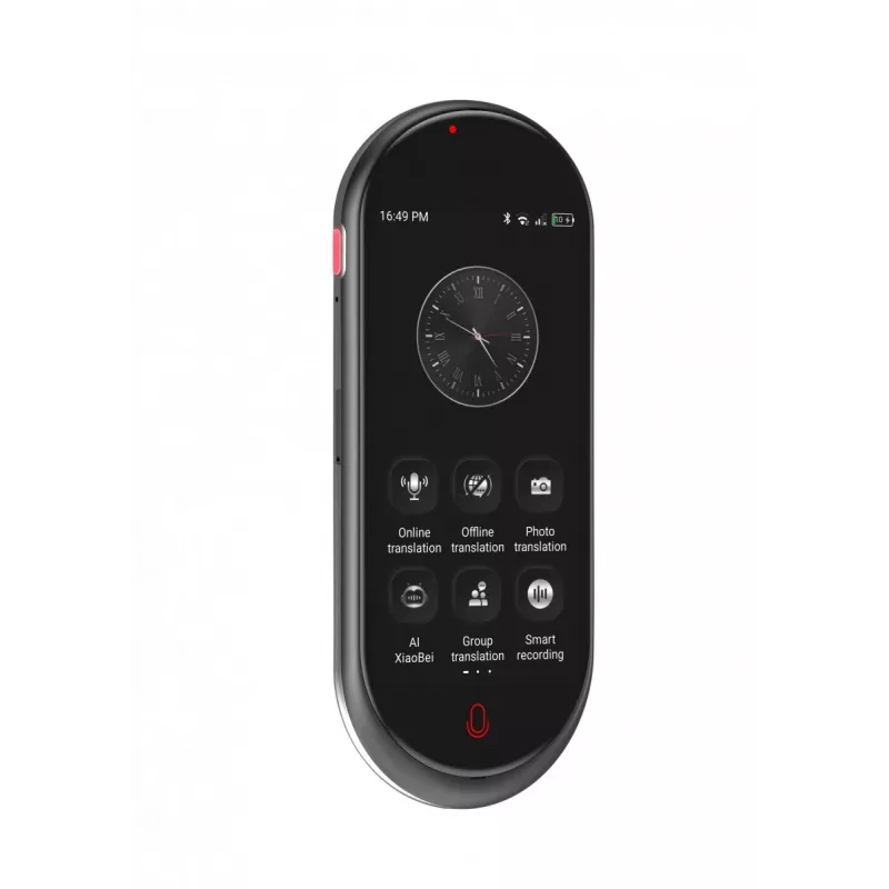 Kannettava puheentulkki MAXCOM MT100 4G, monikielinen puheentulkkaus, kompakti käsilaite