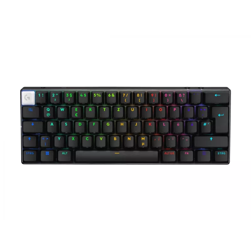 Logitech G PRO X 60 näppäimistö peli USB RF langaton Bluetooth QWERTZ saksa musta