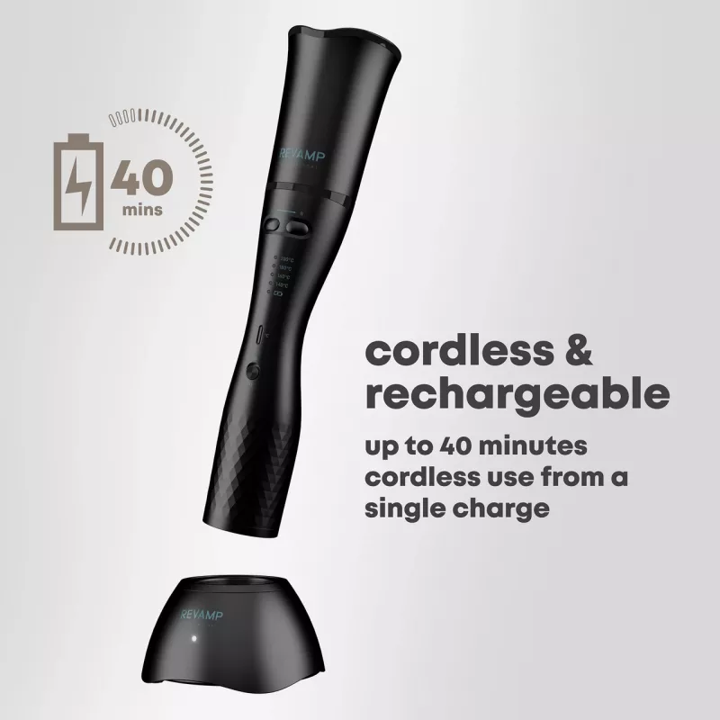 Johdoton kiharrin Revamp CL-2500-EU2 Progloss Liberate – ladattava johdoton kiharrin, kannettava muotoilulaite