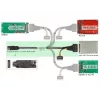 DeLOCK M.2 Key M - U.2 SFF-8639 NVMe -sovitin 50 cm kaapelilla