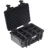 B&W outdoor.cases Type 4000 kova kuljetuskotelo ja pehmustettu jakajasarja, musta, 4000/B/RPD