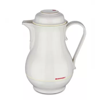 ROTPUNKT termospullo 1,2 l, norsunluu — 24 h kuuma / 36 h kylmä, kahva, 199×255 mm