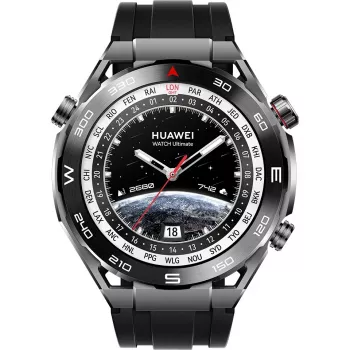 Huawei Watch Ultimate – älykello rannekkeella – hydrattu nitriilikumi (HNBR) – ranteen ympärysmitta: 140–210 mm – näyttö 3,8 cm (1,5