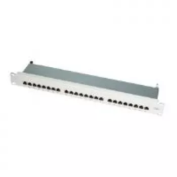 LogiLink - patch-paneeli - RJ-45 X 24 - vaaleanharmaa, RAL 7035 - 1U