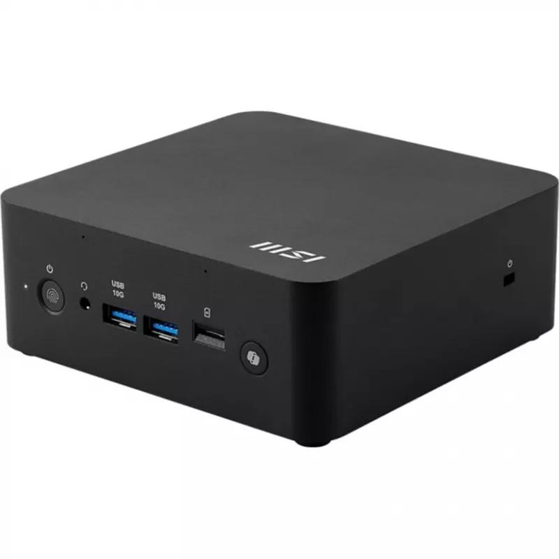 Minitietokone MSI Cubi NUC AI+ i7-258V, 32GB RAM, 1TB SSD, Windows 11 Home, musta