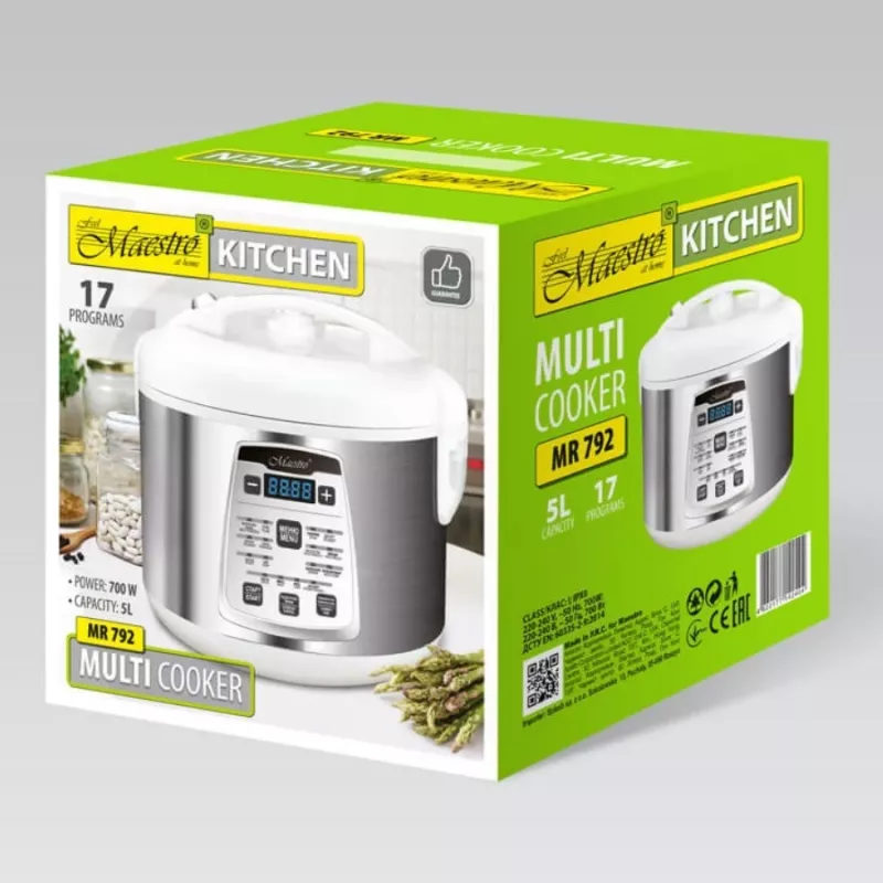 MULTICOOKER MAESTRO MR-792 17 ohjelmaa, 700 W