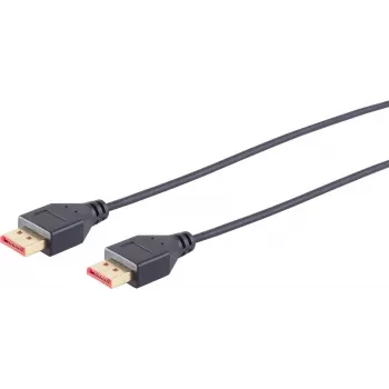 DisplayPort-kaapeli S/CONN 10-69025 1 m musta