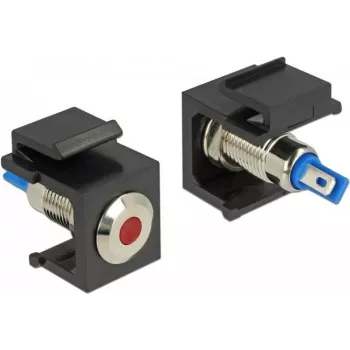 Delock 86464 Keystone LED, punainen, 6 V, litteä