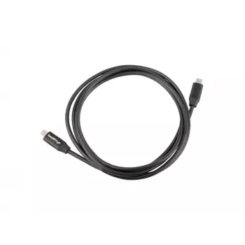 LANBERG USB-C–USB-C-kaapeli CA-CMCM-40CU-0018-BK — USB 2.0, 1,8 m, musta