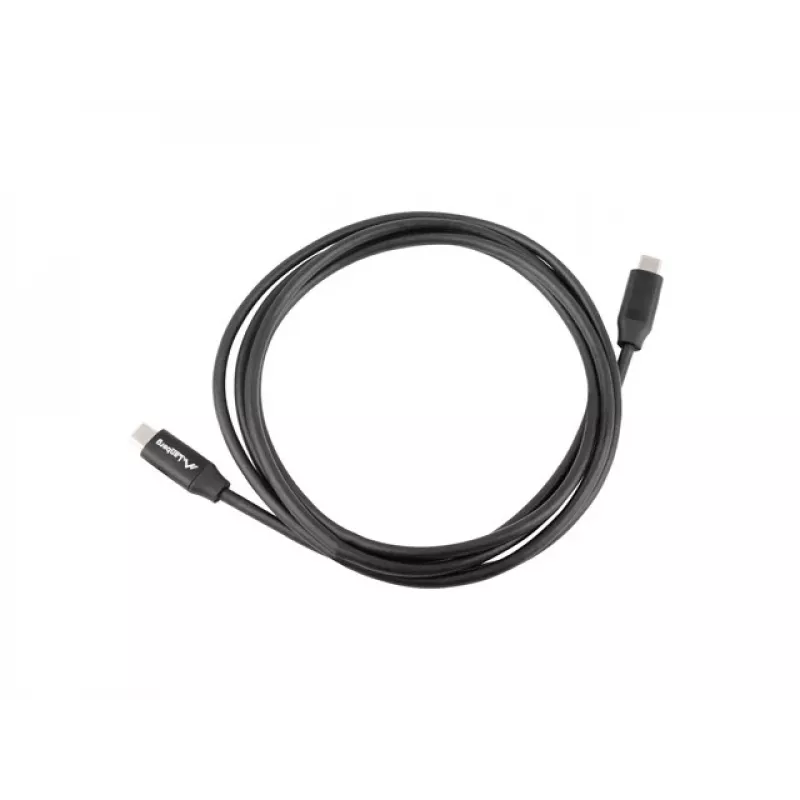 LANBERG USB-C–USB-C-kaapeli CA-CMCM-40CU-0018-BK — USB 2.0, 1,8 m, musta