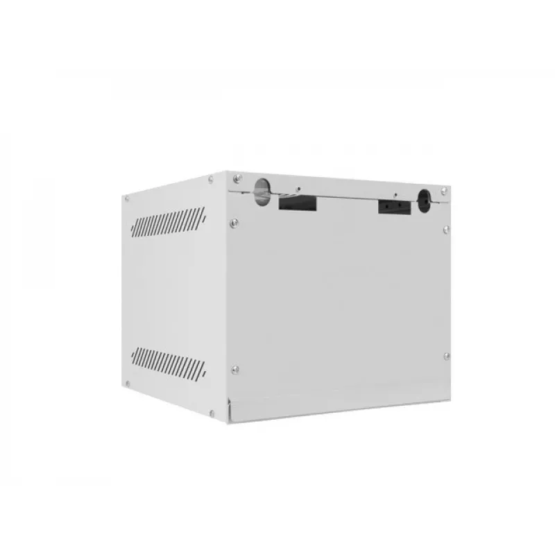 Lanberg WF10-2304-10S 10" seinäkiinnitteinen rack-kaappi 4U, 280×310 mm, lasiovi, 20 kg, harmaa (RAL 7035)